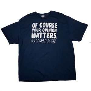 [3/$20]Vintage Navy Unisex Funny Cheesy Graphic Opinions Dad T Shirt Boxy XXL